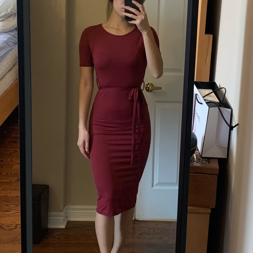 Maroon dress
